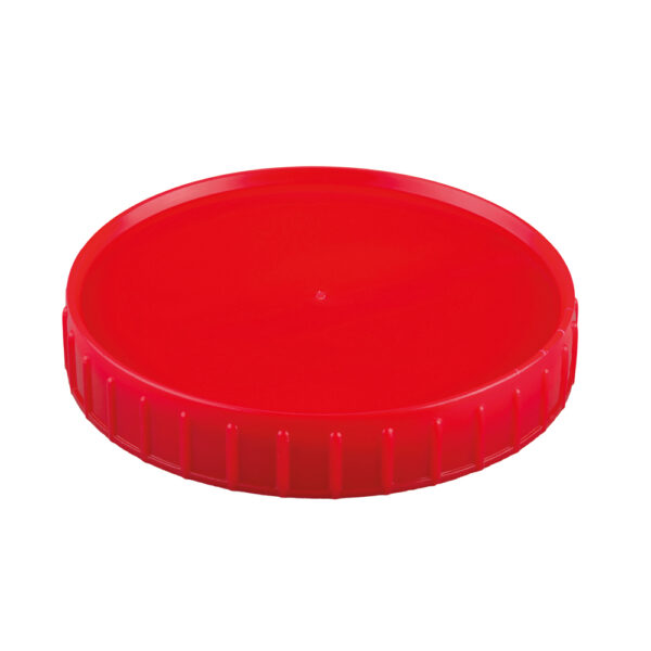 Tapa roja con disco para tarro 1-2 kg
