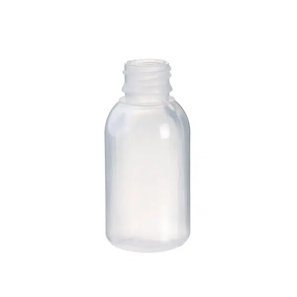 Botella redonda 125 ml. natural R28