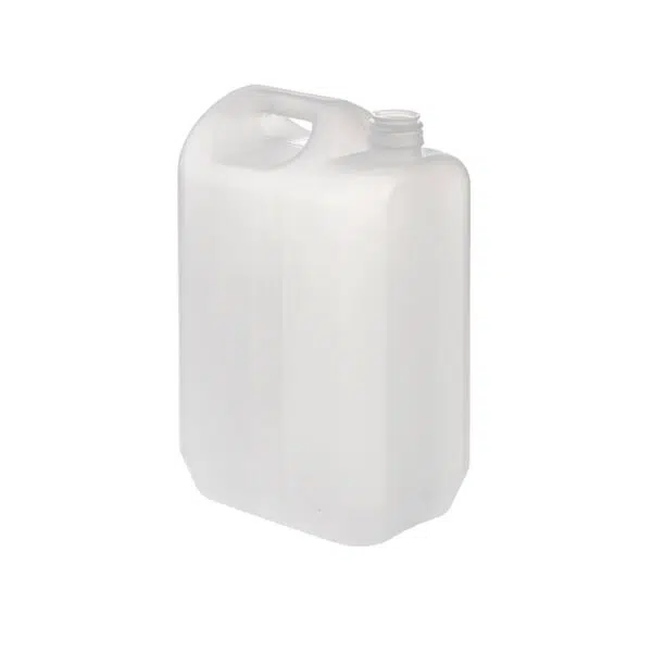 Bidón de plástico de 2 litros natural con rosca R28