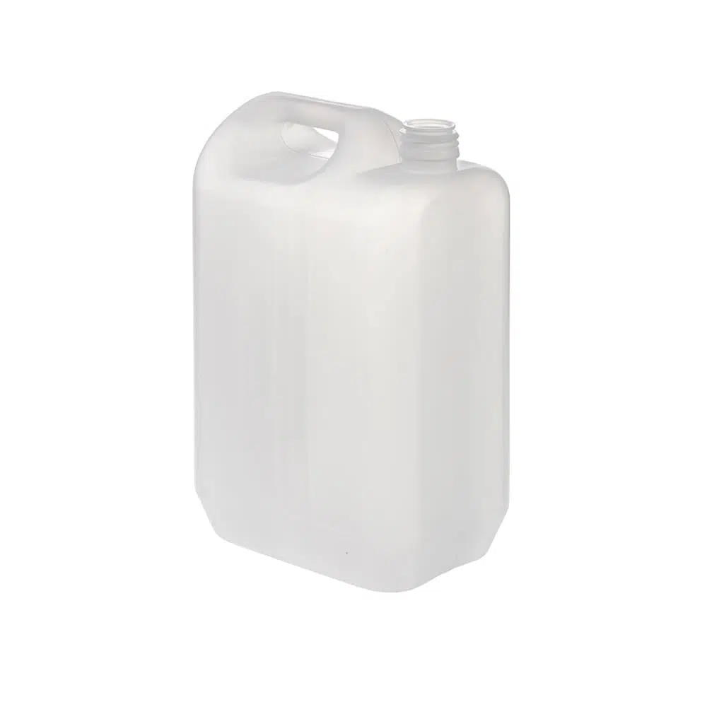 Bidón de plástico de 2 litros natural con rosca R28