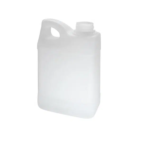 Bidón de plástico de 2 litros en color natural homologado ADR R45 para líquidos