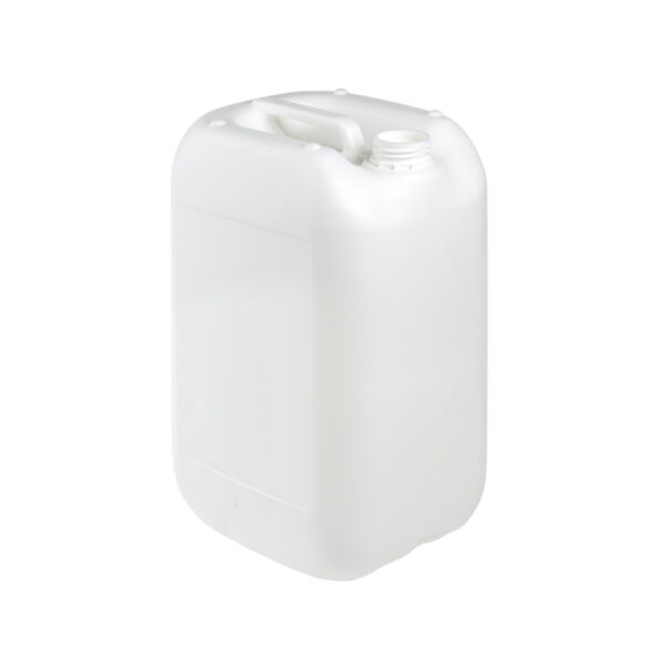 Envase 25 litros apilable NORM blanco homologado ADR R60