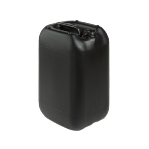 Envase 25 litros apilable NORM negro homologado ADR R60