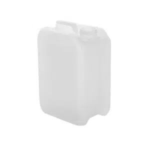 Envase 5 litros apilable blanco Fluorado homologado UN TRD R45