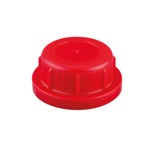 Tapón de plástico R45 rojo