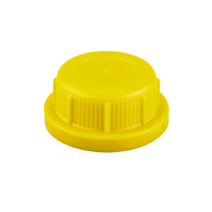 Tapón de plástico estándar R45 amarillo