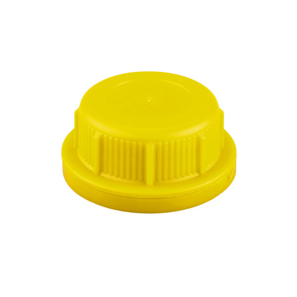 Tapón de plástico estándar R45 amarillo
