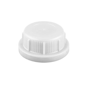 Tapón de plástico estándar R45 en color blanco