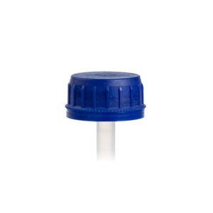 Cannula cap R38 natural/blue
