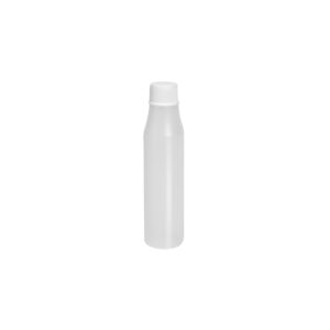 PE Round bottle 35 ml. natural R15 + white cap