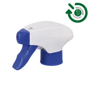 Pistola pulverizadora spray Premium 28/410 en color blanco y azul con tubo de 260 mm