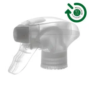 Pistola pulverizadora spray Premium 28/410 en color transparente con tubo de 260 mm