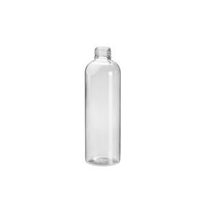 Botella de PET transparente de 250 ml con rosca 24/410