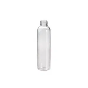 Botella de PET transparente de 150 ml con rosca 24/410