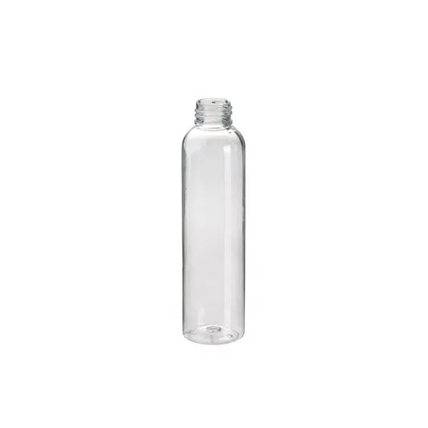 Botella de PET transparente de 150 ml con rosca 24/410