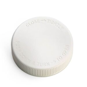 White CRC child safety cover R89 without seal with disc