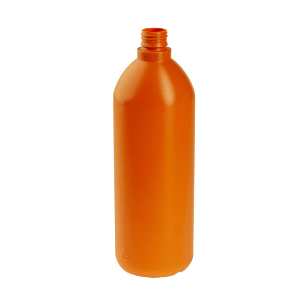 Botella redonda 1 litro naranja R28