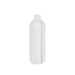 Botella redonda 500 ml. blanca Visor R28