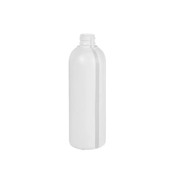 Botella redonda 500 ml. blanca Visor R28
