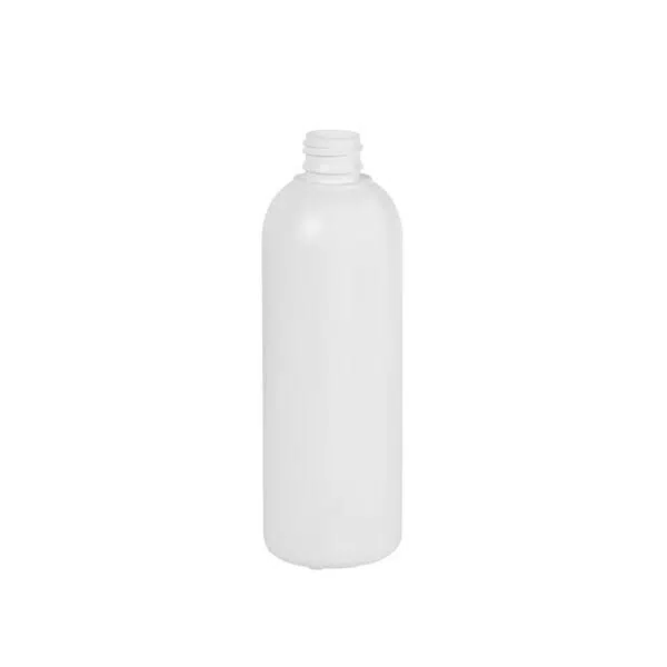 Botella redonda 500 ml. blanca R28