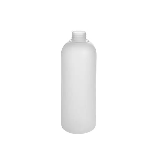 Botella redonda 500 ml. natural CUELLO 28/410