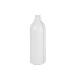 Botella redonda 1 litro blanca Visor R28