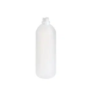 Botella redonda 1 litro natural CUELLO 28/410