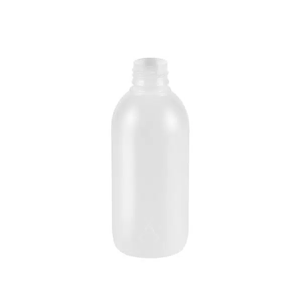 Botella redonda 250 ml. natural R28