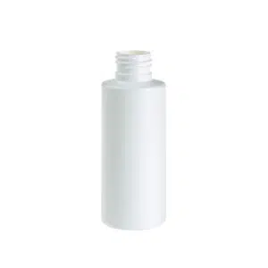 Botella redonda 100 ml. blanca 24/410
