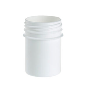 35 ml. jar white R38-3E with seal FOOD USE