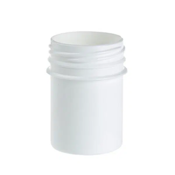 35 ml. jar white R38-3E with seal FOOD USE