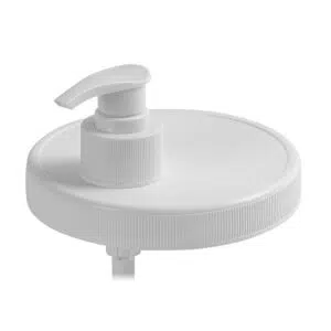 Tapa blanca con disco para tarro 500 ml. R89 con precinto con rosca R28