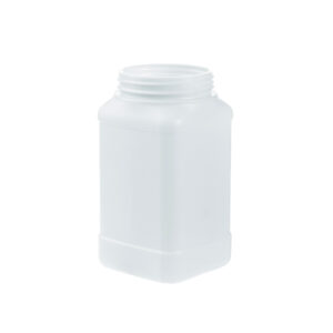 Square Bottle 1,3 litre white R89