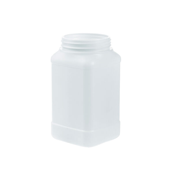 Square Bottle 1,3 litre white R89