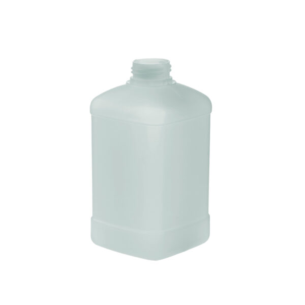 ECO-PCR square bottle 1,3 litre natural R42