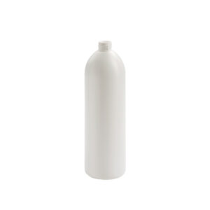 round bottle 1 liter bullet white 28/410