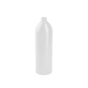 Botella redonda 1 litro BULLET blanca 28/410