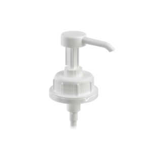Tapon Estandar R45 blanco + bomba dosificadora 4 ml. + bloqueo