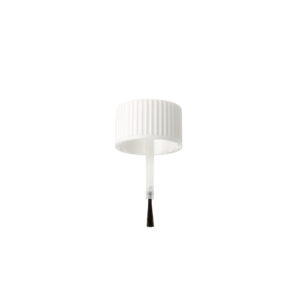 Tapon R28 blanco con pincel para 40 ml