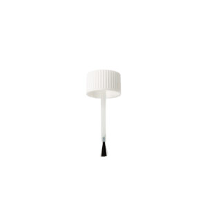 Tapon R28 blanco con pincel para 60 ml
