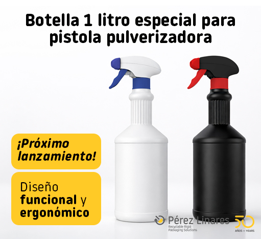 Botella 1 litro especial para pistola pulverizadora