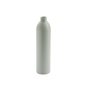Round bottle ECO-PCR 500 ml. BULLET white 28/410 98%PCR